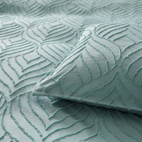 Tufted ultra soft microfiber quilt cover set-queen sage green Kings Warehouse 