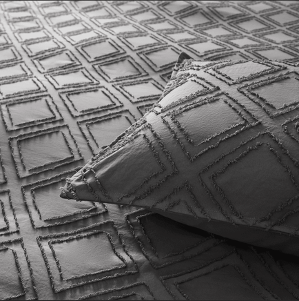 Tufted ultra soft microfiber quilt cover set-super king smoke Home & Garden Kings Warehouse 