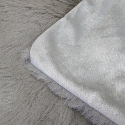 Tuscany Luxury Faux Sheep Wool Fur Throw Rug Ivory Home & Garden Kings Warehouse 
