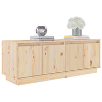 TV Cabinet 110x34x40 cm Solid Wood Pine Kings Warehouse 
