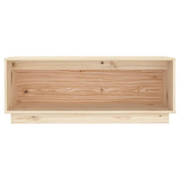 TV Cabinet 90x35x35 cm Solid Wood Pine Kings Warehouse 