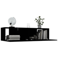 TV Cabinet Black 120x30x30 cm Engineered Wood Kings Warehouse 