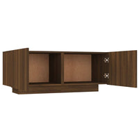TV Cabinet Brown Oak 100x35x40 cm Engineered Wood living room Kings Warehouse 