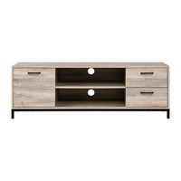 TV Cabinet Entertainment Unit 132cm Pine Tania Furniture Kings Warehouse 