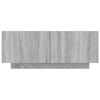 TV Cabinet Grey Sonoma 100x35x40 cm Engineered Wood living room Kings Warehouse 