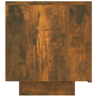 TV Cabinet Smoked Oak 100x35x40 cm Engineered Wood living room Kings Warehouse 
