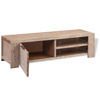 TV Cabinet Solid Brushed Acacia Wood 140x38x40 cm Kings Warehouse 