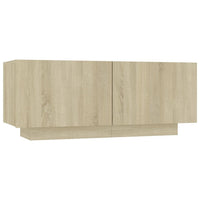 TV Cabinet Sonoma Oak 100x35x40 cm Engineered Wood Kings Warehouse 