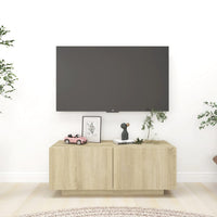 TV Cabinet Sonoma Oak 100x35x40 cm Engineered Wood Kings Warehouse 