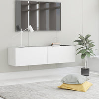 TV Cabinet White 120x30x30 cm Engineered Wood Kings Warehouse 