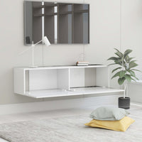TV Cabinet White 120x30x30 cm Engineered Wood Kings Warehouse 