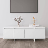 TV Cabinet White 120x30x40.5 cm Engineered Wood