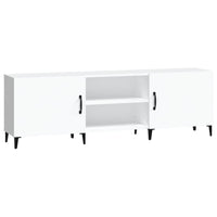 TV Cabinet White 150x30x50 cm Engineered Wood living room Kings Warehouse 
