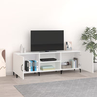 TV Cabinet White 150x30x50 cm Engineered Wood living room Kings Warehouse 