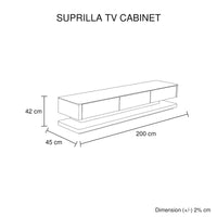 TV Cabinet with 3 Storage Drawers With High Glossy Assembled Entertainment Unit in White colour Furniture Kings Warehouse 