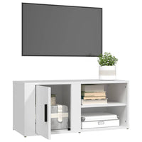 TV Cabinets 2 pcs White 80x31.5x36 cm Engineered Wood Kings Warehouse 