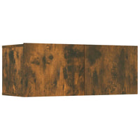 TV Cabinets 4 pcs Smoked Oak 80x30x30 cm Engineered Wood living room Kings Warehouse 