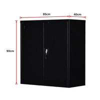 Two-Door Shelf Office Gym Filing Storage Locker Cabinet Safe Furniture Kings Warehouse 