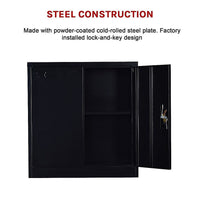 Two-Door Shelf Office Gym Filing Storage Locker Cabinet Safe Furniture Kings Warehouse 