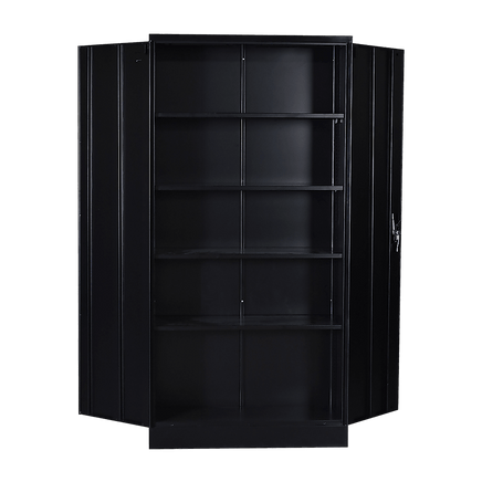 Two-Door Shelf Office Gym Filing Storage Locker Cabinet Safe Furniture Kings Warehouse 