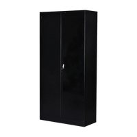 Two-Door Shelf Office Gym Filing Storage Locker Cabinet Safe