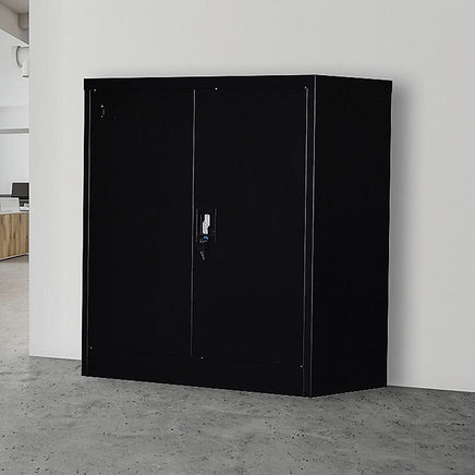 Two-Door Shelf Office Gym Filing Storage Locker Cabinet Safe Furniture Kings Warehouse 