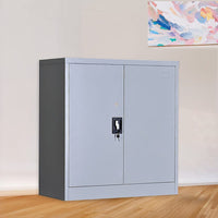 Two-Door Shelf Office Gym Filing Storage Locker Cabinet Safe Furniture Kings Warehouse 