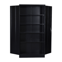 Two-Door Shelf Office Gym Filing Storage Locker Cabinet Safe Furniture Kings Warehouse 