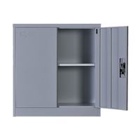 Two-Door Shelf Office Gym Filing Storage Locker Cabinet Safe Furniture Kings Warehouse 