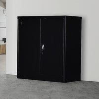 Two-Door Shelf Office Gym Filing Storage Locker Cabinet Safe Furniture Kings Warehouse 