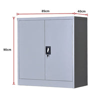 Two-Door Shelf Office Gym Filing Storage Locker Cabinet Safe Furniture Kings Warehouse 