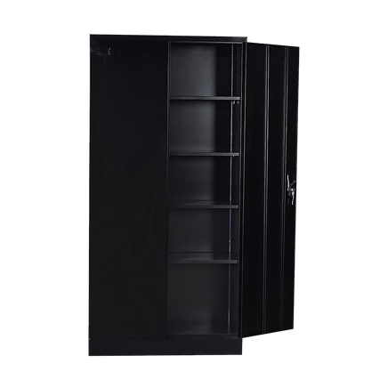 Two-Door Shelf Office Gym Filing Storage Locker Cabinet Safe Furniture Kings Warehouse 