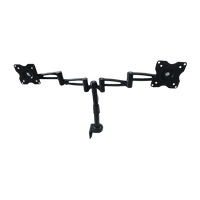 Two-Screen 10-25" Desk Monitor TV Plasma LED LCD Work Mount Electronics Kings Warehouse 