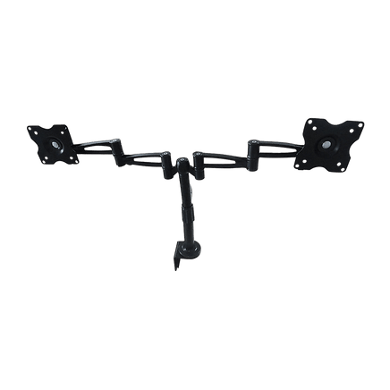 Two-Screen 10-25" Desk Monitor TV Plasma LED LCD Work Mount Electronics Kings Warehouse 