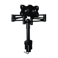 Two-Screen 10-25" Desk Monitor TV Plasma LED LCD Work Mount Electronics Kings Warehouse 