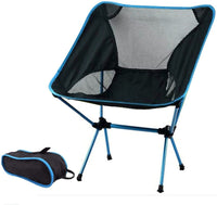 Ultralight Aluminum Alloy Folding Camping Camp Chair Outdoor Hiking Patio Backpacking Blue Outdoor Kings Warehouse 