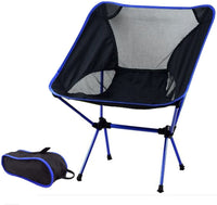 Ultralight Aluminum Alloy Folding Camping Camp Chair Outdoor Hiking Patio Backpacking Full Blue Outdoor Kings Warehouse 