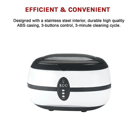 Ultrasonic Multi Purpose Sonic Wave Jewellery Cleaner Appliances Kings Warehouse 
