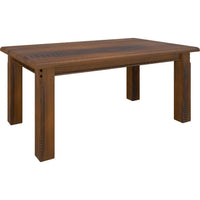 Umber Dining Table 180cm Solid Pine Wood Home Dinner Furniture - Dark Brown dining Kings Warehouse 