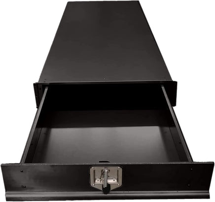 Under Tray Body Tool Box Trundle Drawer 1500 Long UTE Truck ToolBox Black Tools Kings Warehouse 
