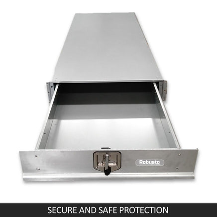 Under Tray Tool Box Trundle Drawer 1500 mm UTE Drawer Dual Extra Cab Toolbox Tools Kings Warehouse 