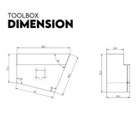 Under Tray Tool Box Underbody Pair Set 600mm Aluminium Auto Accessories Kings Warehouse 