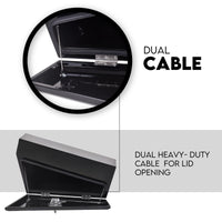 Under Tray Tool Box Underbody Pair Set 750mm Black Steel Auto Accessories Kings Warehouse 