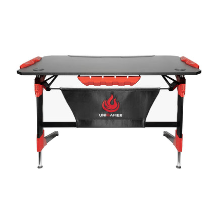 Unigamer RGB Gaming Desk in Red Furniture Kings Warehouse 