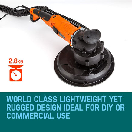 UNIMAC 1800W Drywall Sander Plaster Automatic Wall Gyprock Vacuum System Tools Kings Warehouse 