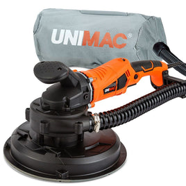 UNIMAC 1800W Drywall Sander Plaster Automatic Wall Gyprock Vacuum System Tools Kings Warehouse 