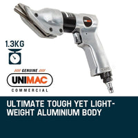 UNIMAC Pneumatic Metal Shears - Air Tin Snips Steel Aluminium Sheet Cutters Tools Kings Warehouse 