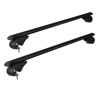 Universal Car Roof Rack 1080mm Cross Bars Aluminium Black Adjustable Car 90kgs load Carrier Boxing Day Bash Kings Warehouse 