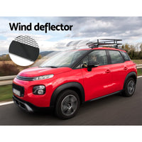 Universal Car Roof Rack Basket Luggage Carrier Steel Vehicle Cargo 123cm Kings Warehouse 