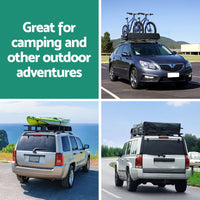 Universal Car Roof Rack Basket Luggage Vehicle Cargo Carrier 160cm Black Auto Accessories Kings Warehouse 